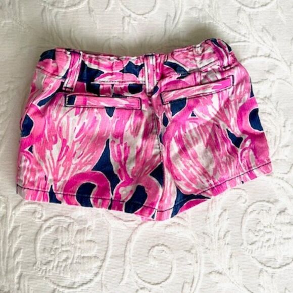 Stylish Pink and Blue Kids Shorts - Picture 2 of 3